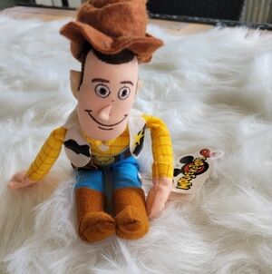 Disney Woody Plush Toy - Brown and Yellow